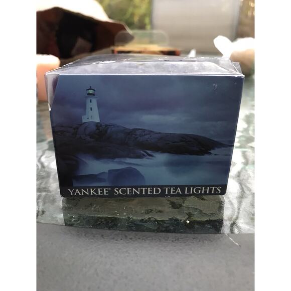 RARE Yankee Candle "MIDNIGHT COVE" Tea Lights BOX of 12 Retired/HTF - Picture 4 of 6